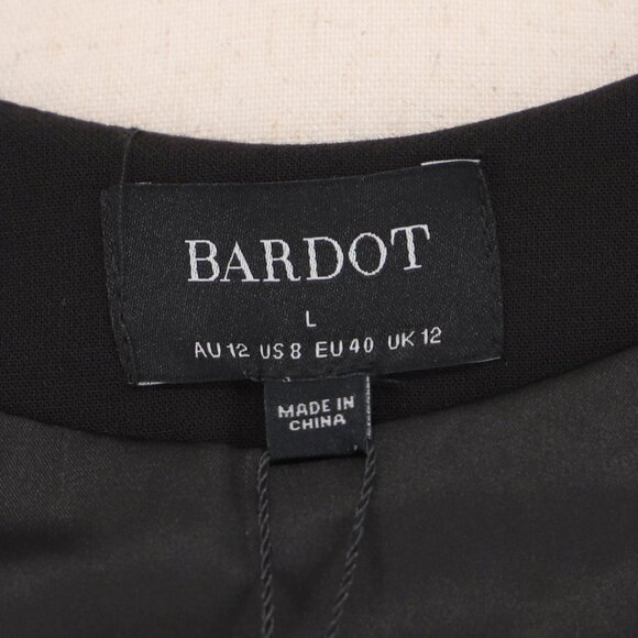 NWT BARDOT Freya Vest Mini Dress in Black Size US 8 - Picture 8 of 10